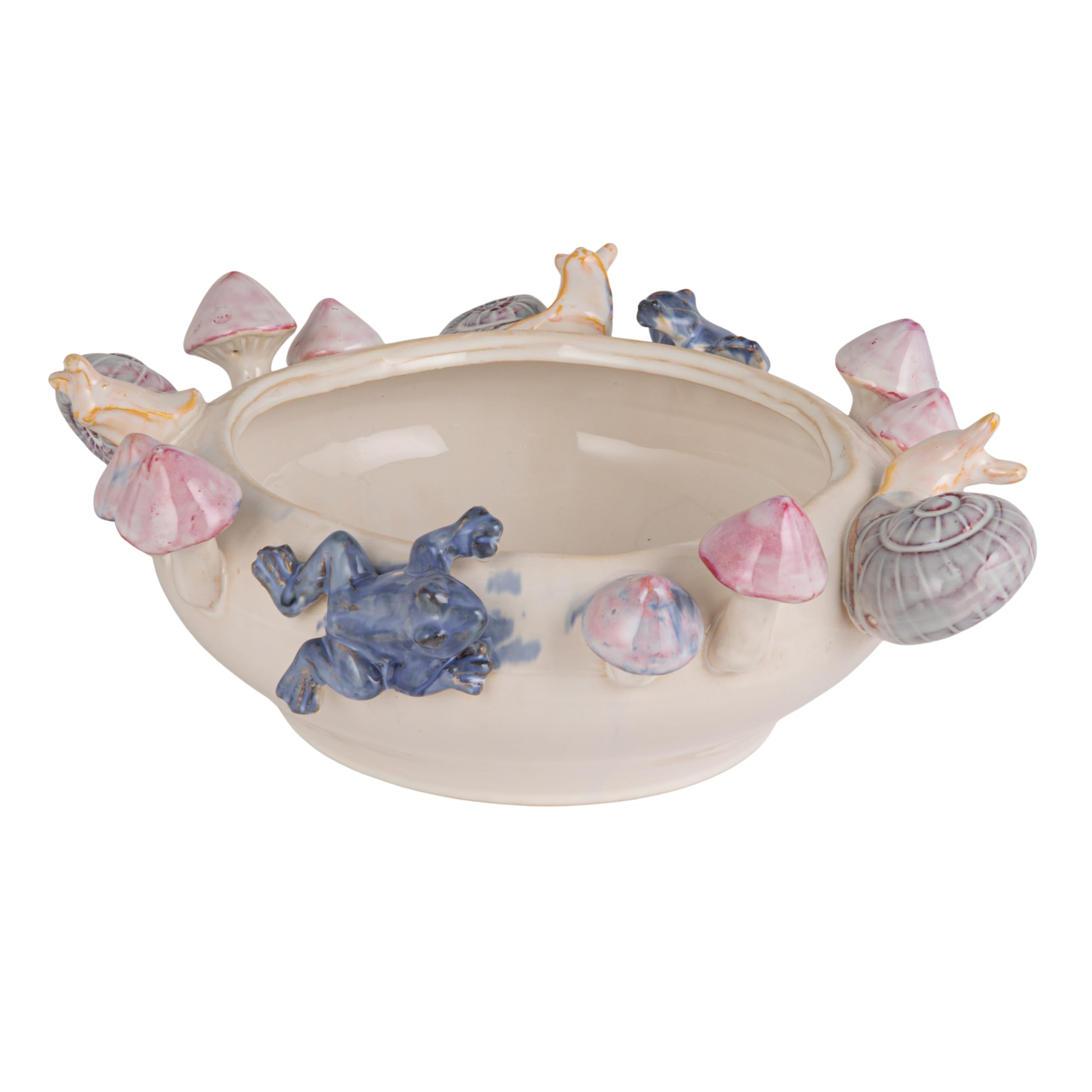 Amazon.com : Creative Co-Op Stoneware Planter with 3D Snails